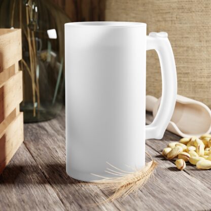 There's No Place Like Foam Frosted Glass Beer Mug - Image 7