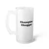 Champion Chugger Frosted Glass Beer Mug