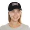 She/Her/Hers Pronouns Baseball Hat with Leather Patch (Rectangle)