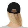 She/Her/Hers Pronouns Baseball Hat with Leather Patch (Rectangle)