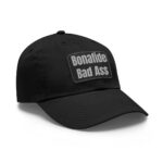 Bonafide Bad Ass Baseball Hat with Leather Patch (Rectangle)