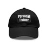 Personal Trainer Baseball Hat with Leather Patch (Rectangle)