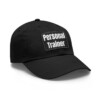 Personal Trainer Baseball Hat with Leather Patch (Rectangle)