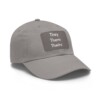 They/Them/Theirs Pronouns Baseball Hat with Leather Patch (Rectangle)