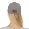 They/Them/Theirs Pronouns Baseball Hat with Leather Patch (Rectangle)