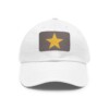 Star Baseball Hat with Leather Patch (Rectangle)