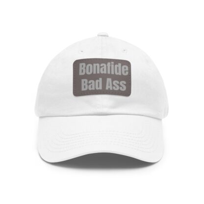 Bonafide Bad Ass Baseball Hat with Leather Patch (Rectangle) - Image 8