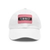 Feminist Baseball Hat with Leather Patch (Rectangle)