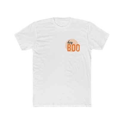 Hey Boo Men's Cotton Crew Tee - Image 3