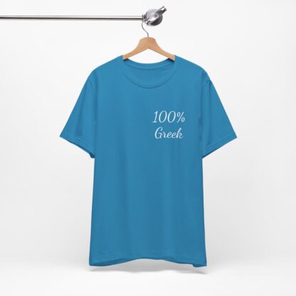 100% Greek Unisex Jersey Short Sleeve Tee - Image 8