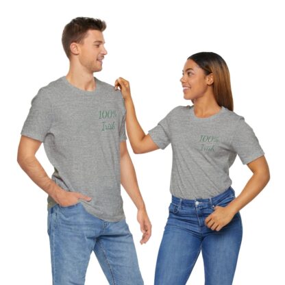 100% Irish Unisex Jersey Short Sleeve Tee - Image 88