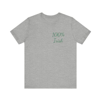 100% Irish Unisex Jersey Short Sleeve Tee - Image 89