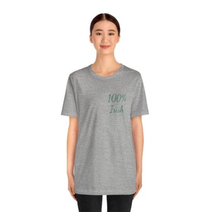 100% Irish Unisex Jersey Short Sleeve Tee - Image 99