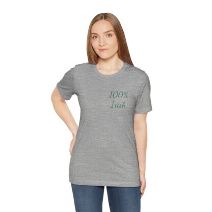 100% Irish Unisex Jersey Short Sleeve Tee - Image 101