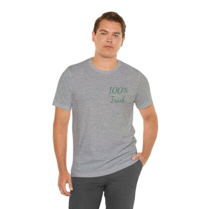 100% Irish Unisex Jersey Short Sleeve Tee - Image 102