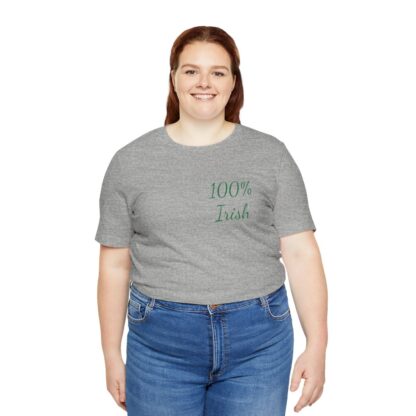 100% Irish Unisex Jersey Short Sleeve Tee - Image 103