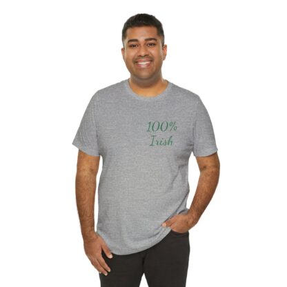 100% Irish Unisex Jersey Short Sleeve Tee - Image 104