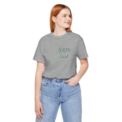 100% Irish Unisex Jersey Short Sleeve Tee - Image 106