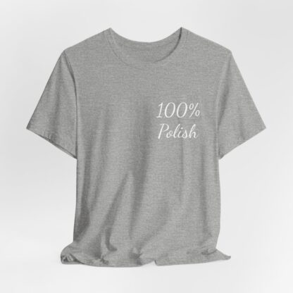 100% Polish Unisex Jersey Short Sleeve Tee - Image 123