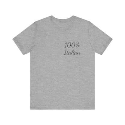 100% Italian Unisex Jersey Short Sleeve Tee - Image 89