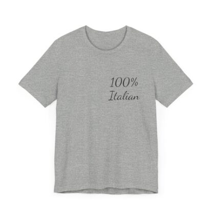 100% Italian Unisex Jersey Short Sleeve Tee - Image 91