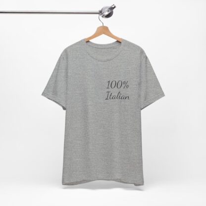 100% Italian Unisex Jersey Short Sleeve Tee - Image 95