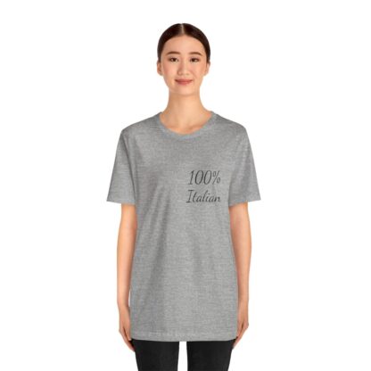 100% Italian Unisex Jersey Short Sleeve Tee - Image 99