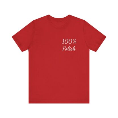 100% Polish Unisex Jersey Short Sleeve Tee - Image 2