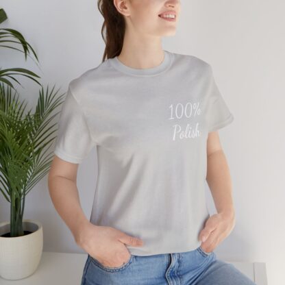 100% Polish Unisex Jersey Short Sleeve Tee - Image 112