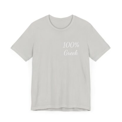 100% Greek Unisex Jersey Short Sleeve Tee - Image 91