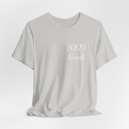 100% Greek Unisex Jersey Short Sleeve Tee - Image 94