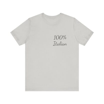 100% Italian Unisex Jersey Short Sleeve Tee - Image 60