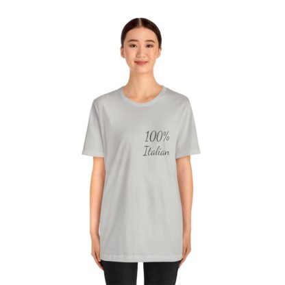 100% Italian Unisex Jersey Short Sleeve Tee - Image 70