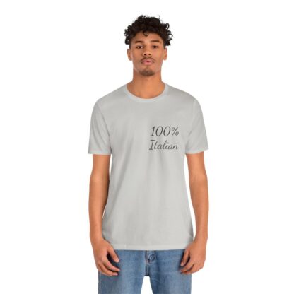 100% Italian Unisex Jersey Short Sleeve Tee - Image 71