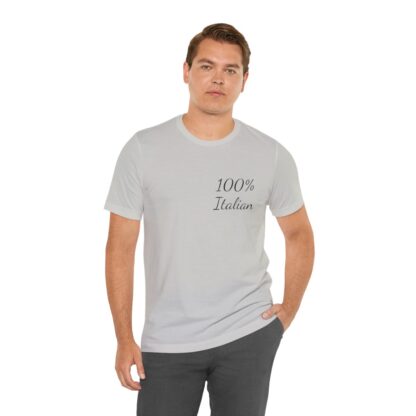 100% Italian Unisex Jersey Short Sleeve Tee - Image 73