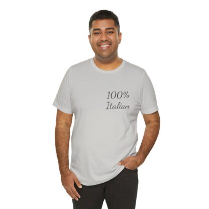 100% Italian Unisex Jersey Short Sleeve Tee - Image 75