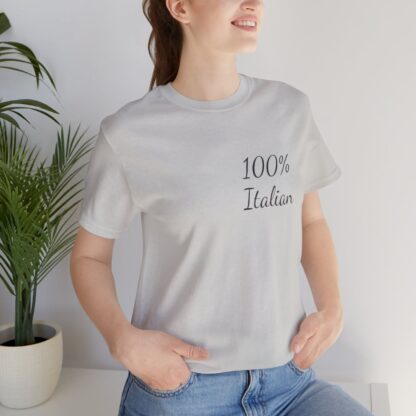 100% Italian Unisex Jersey Short Sleeve Tee - Image 83