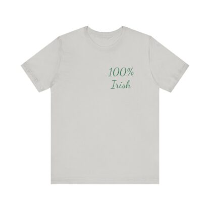 100% Irish Unisex Jersey Short Sleeve Tee - Image 60