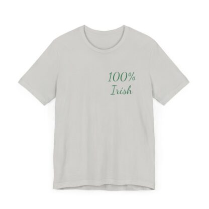 100% Irish Unisex Jersey Short Sleeve Tee - Image 62