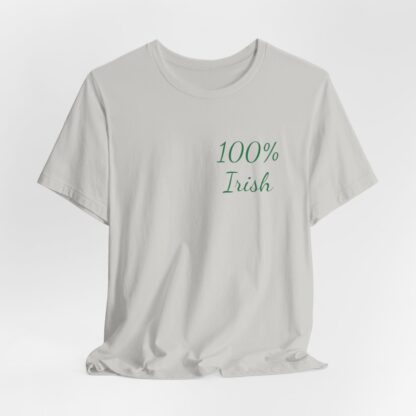 100% Irish Unisex Jersey Short Sleeve Tee - Image 65