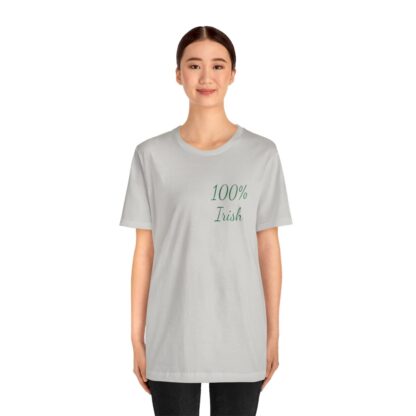 100% Irish Unisex Jersey Short Sleeve Tee - Image 70