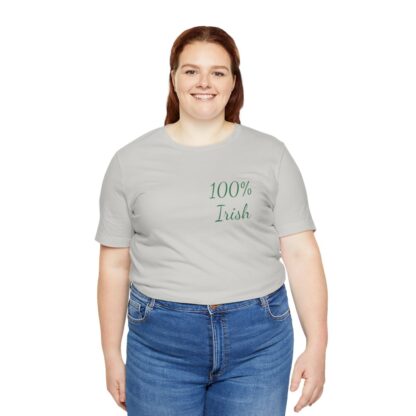 100% Irish Unisex Jersey Short Sleeve Tee - Image 74