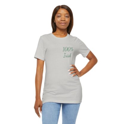 100% Irish Unisex Jersey Short Sleeve Tee - Image 81