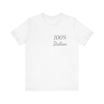 100% Italian Unisex Jersey Short Sleeve Tee - Image 2