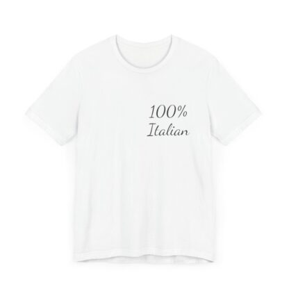 100% Italian Unisex Jersey Short Sleeve Tee - Image 4