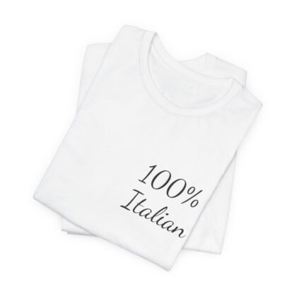 100% Italian Unisex Jersey Short Sleeve Tee - Image 6