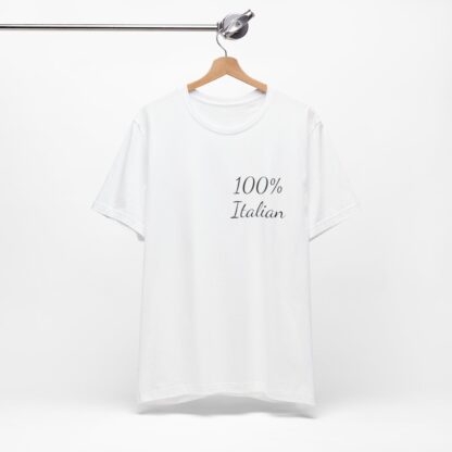 100% Italian Unisex Jersey Short Sleeve Tee - Image 8