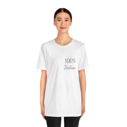 100% Italian Unisex Jersey Short Sleeve Tee - Image 12