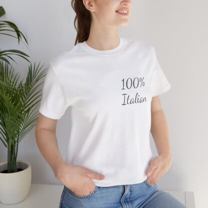 100% Italian Unisex Jersey Short Sleeve Tee - Image 25