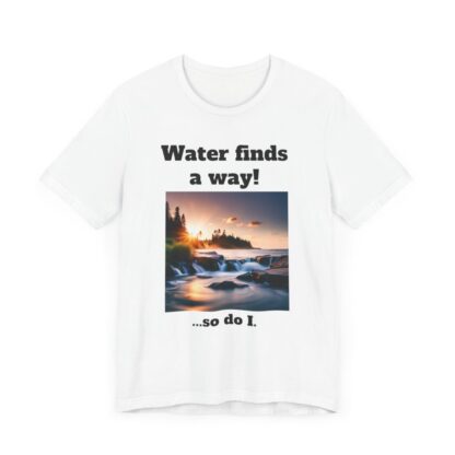 Water Finds A Way Unisex Jersey Short Sleeve Tee - Image 4